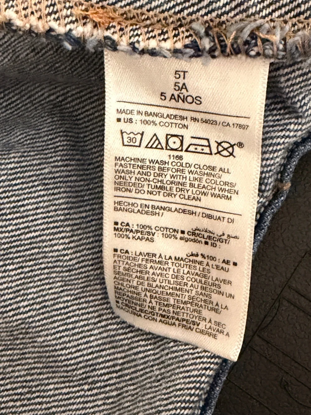 Old Navy Toddler 5T Denim Jacket